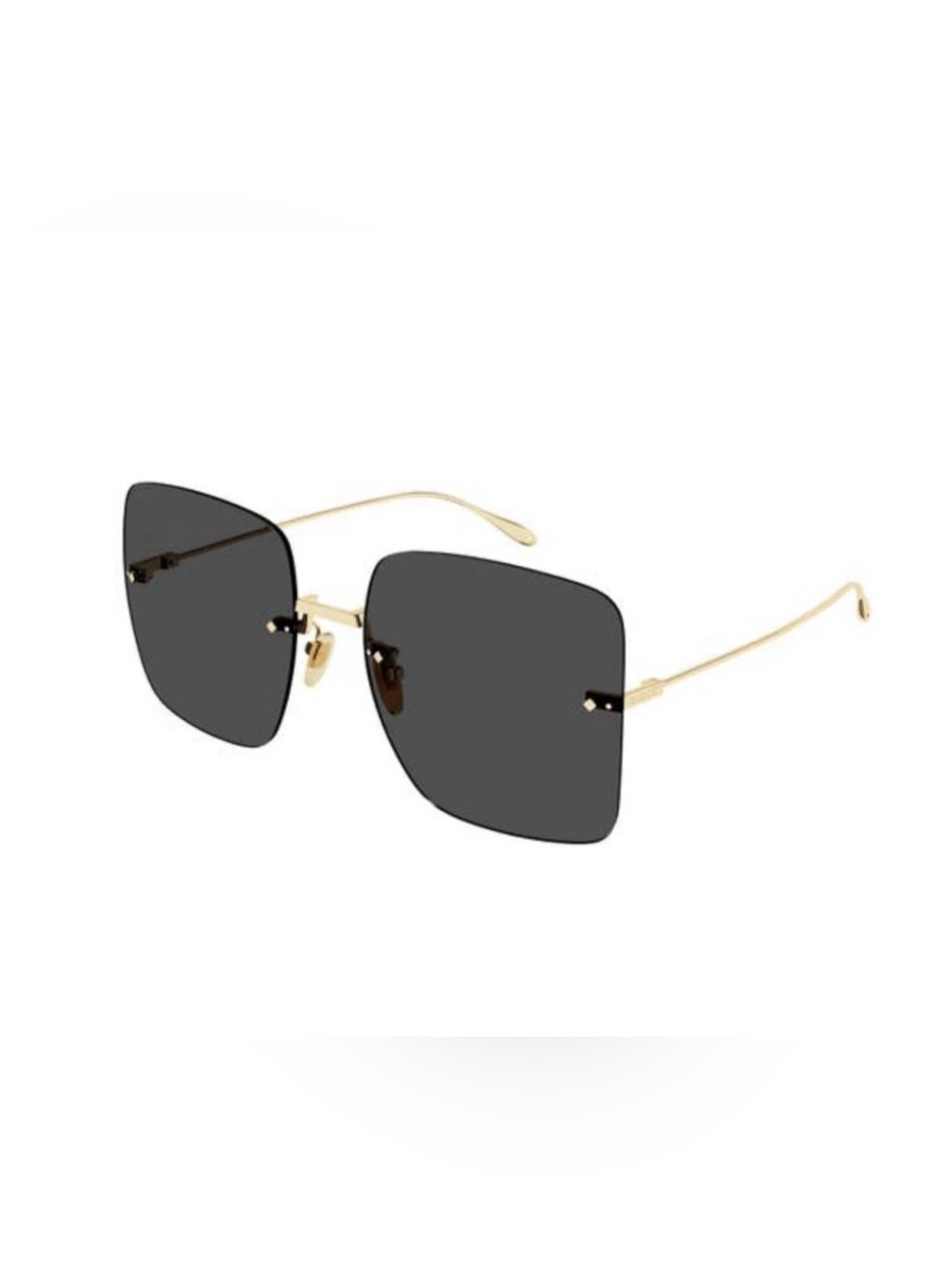 Gucci GG 1147S 001, Women’s Butterfly Frameless Sunglasses, MSRP $465